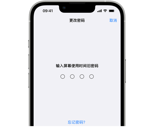 惠安iPhone屏幕维修分享iPhone屏幕使用时间密码忘记了怎么办 