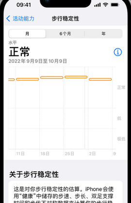 惠安iPhone手机维修如何在iPhone开启'步行稳定性通知'